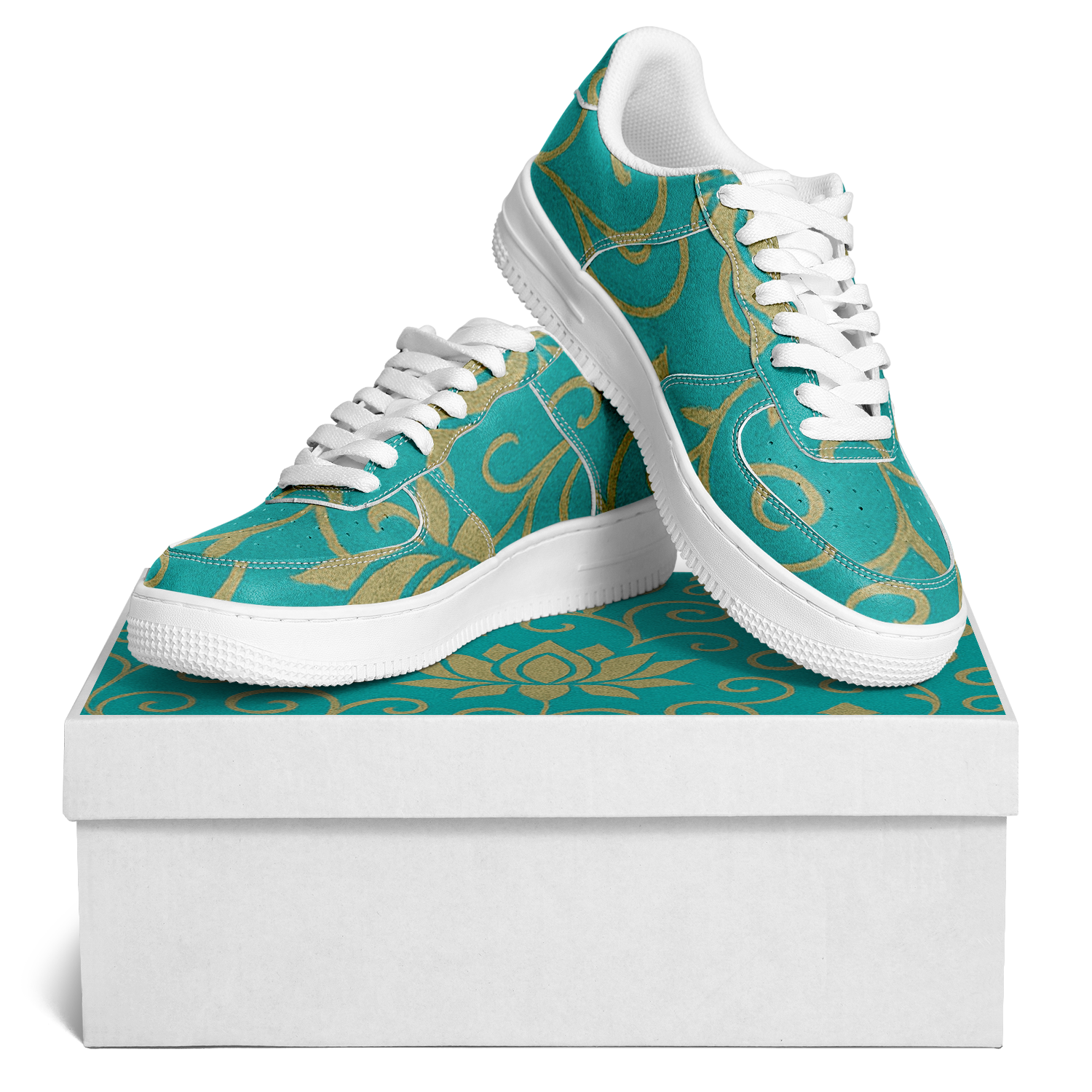 Baskets Uzima Turquoise